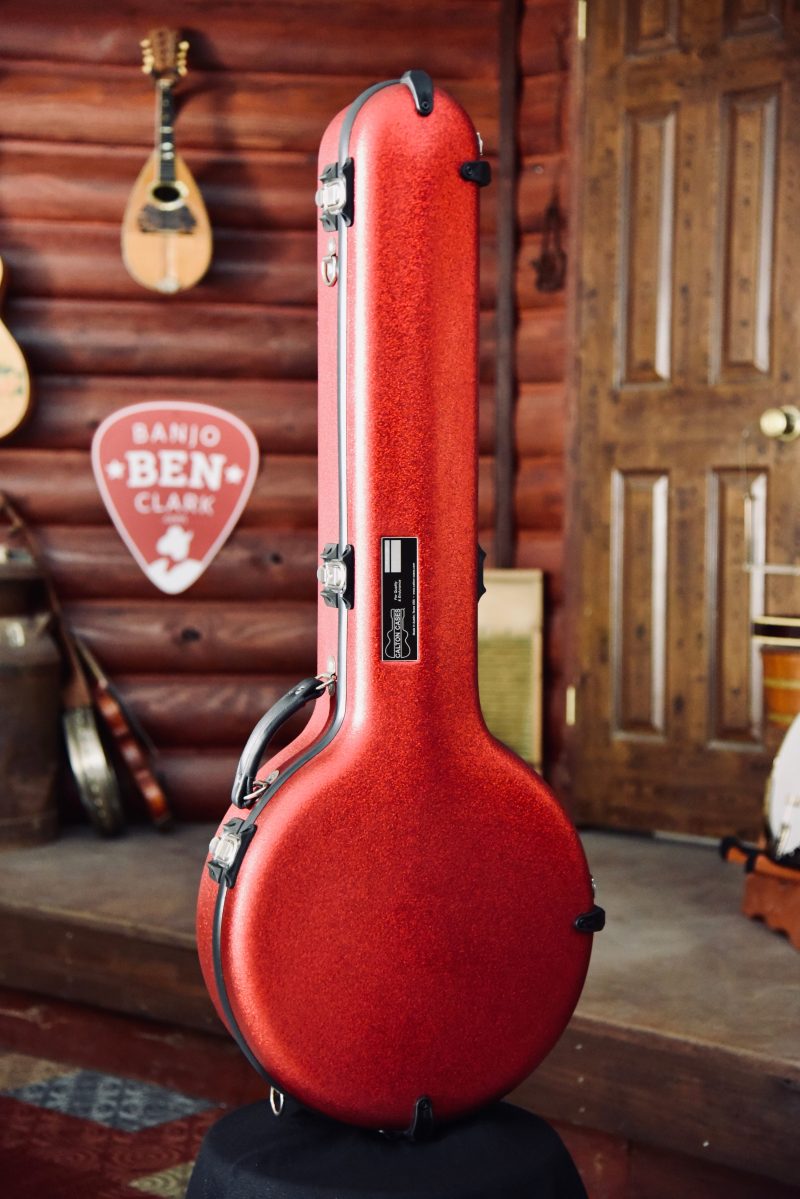 Calton Red Glitter Banjo Front