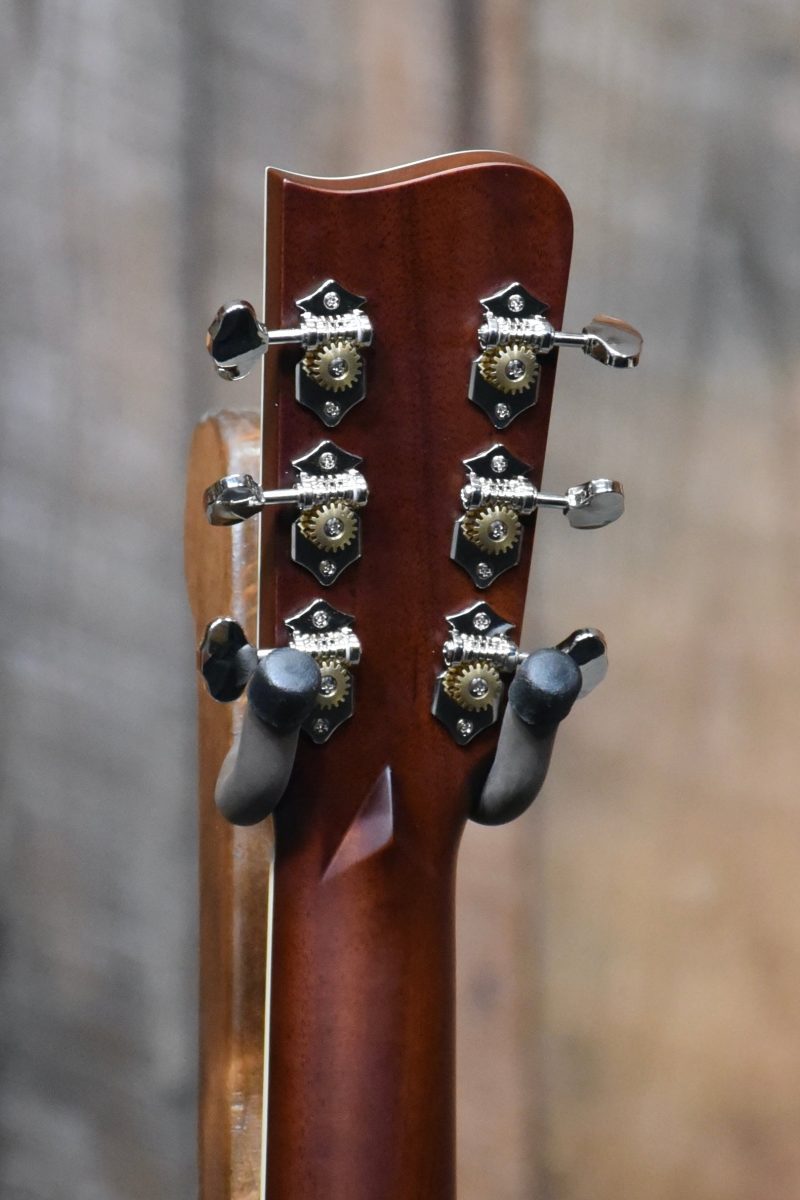 Doc Watson Sunburst Headstock back 2