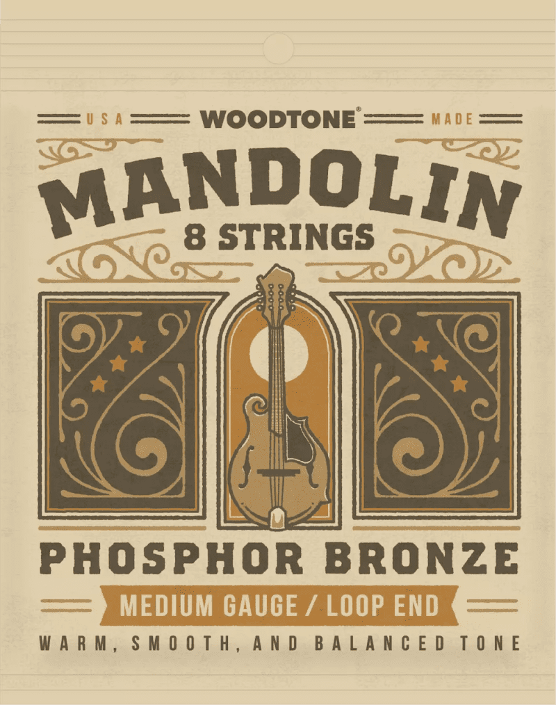 woodtone signatures medium mandolin strings front